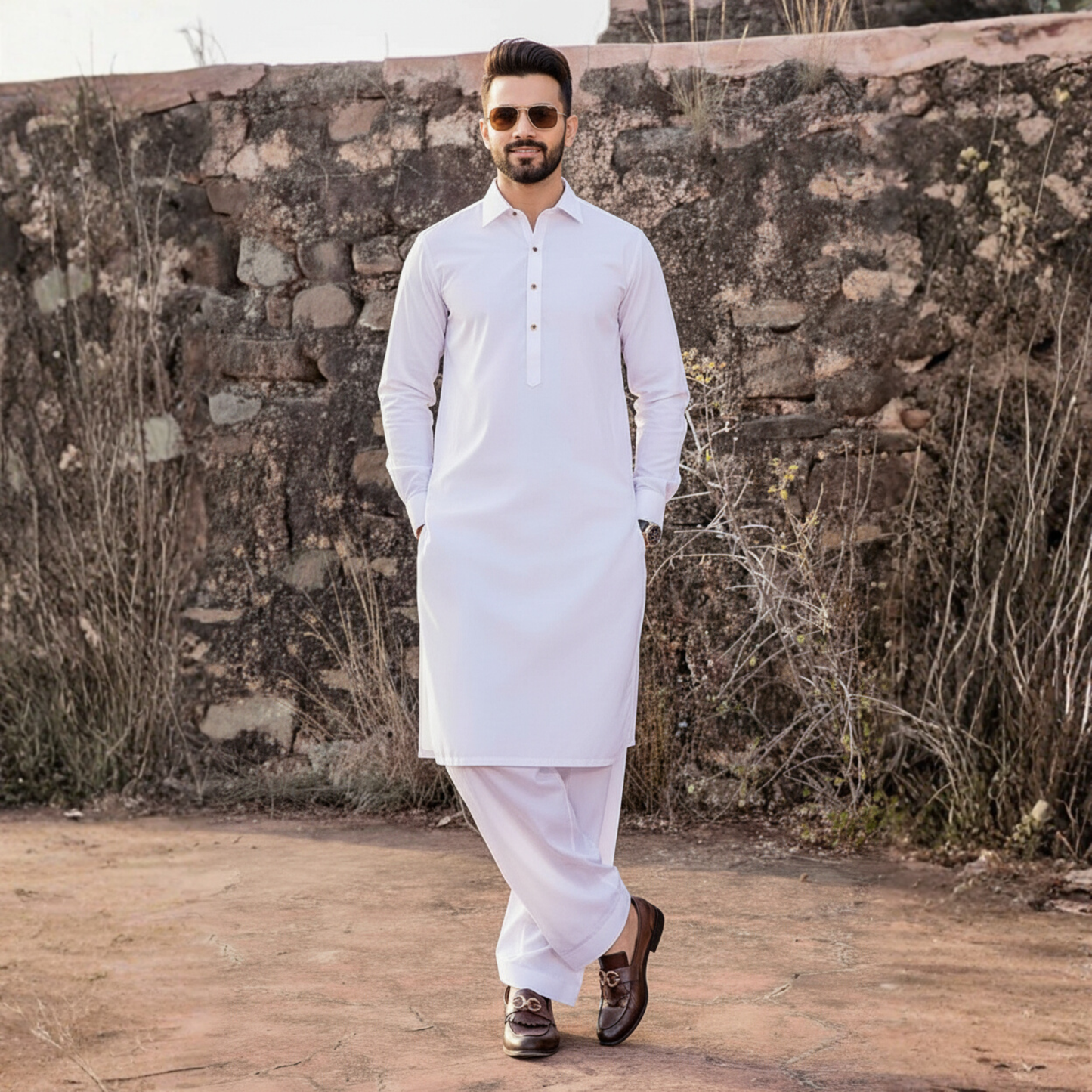 WHITE SWISS - (COTTON)