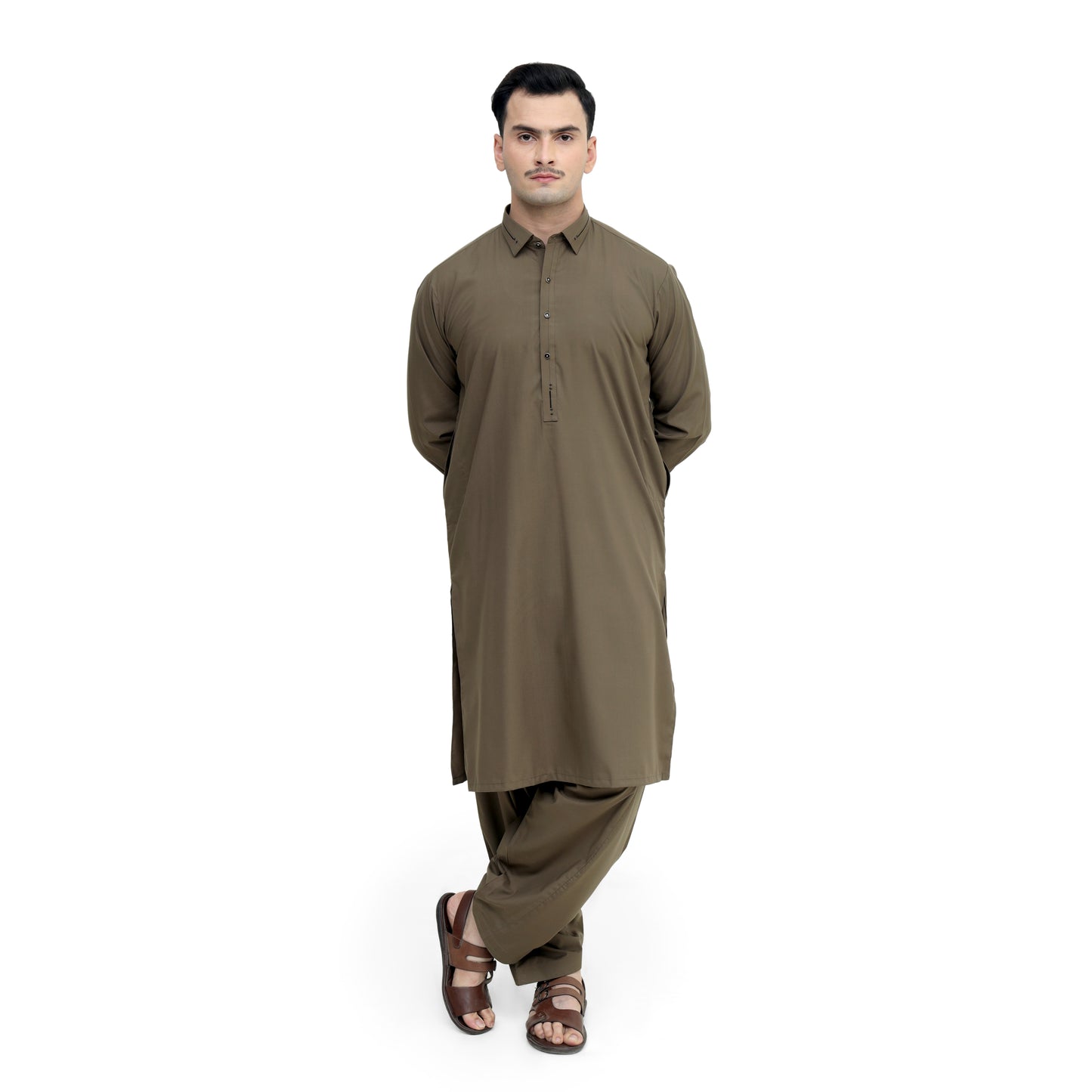 WALNUT SHAHSAWAR STITCHED - LUXURY COLLECTION