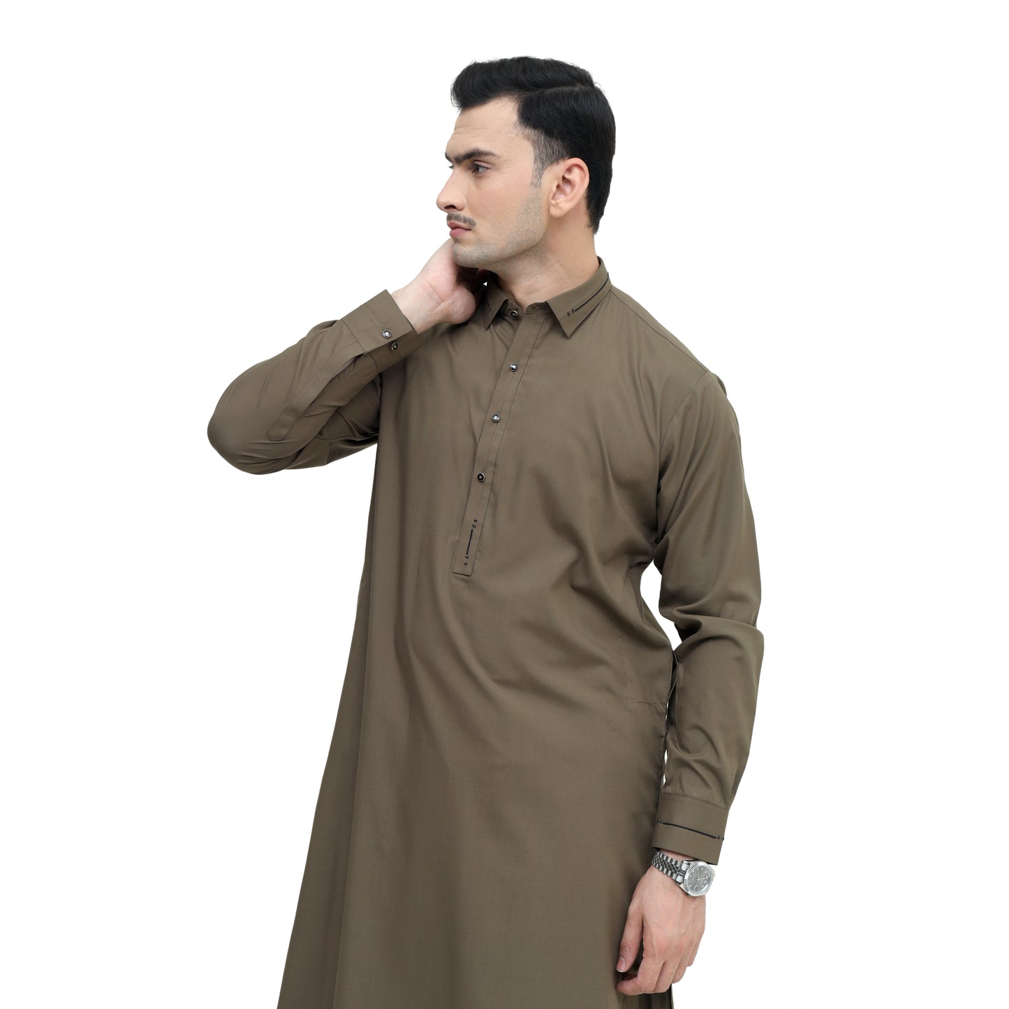 WALNUT SHAHSAWAR STITCHED - LUXURY COLLECTION