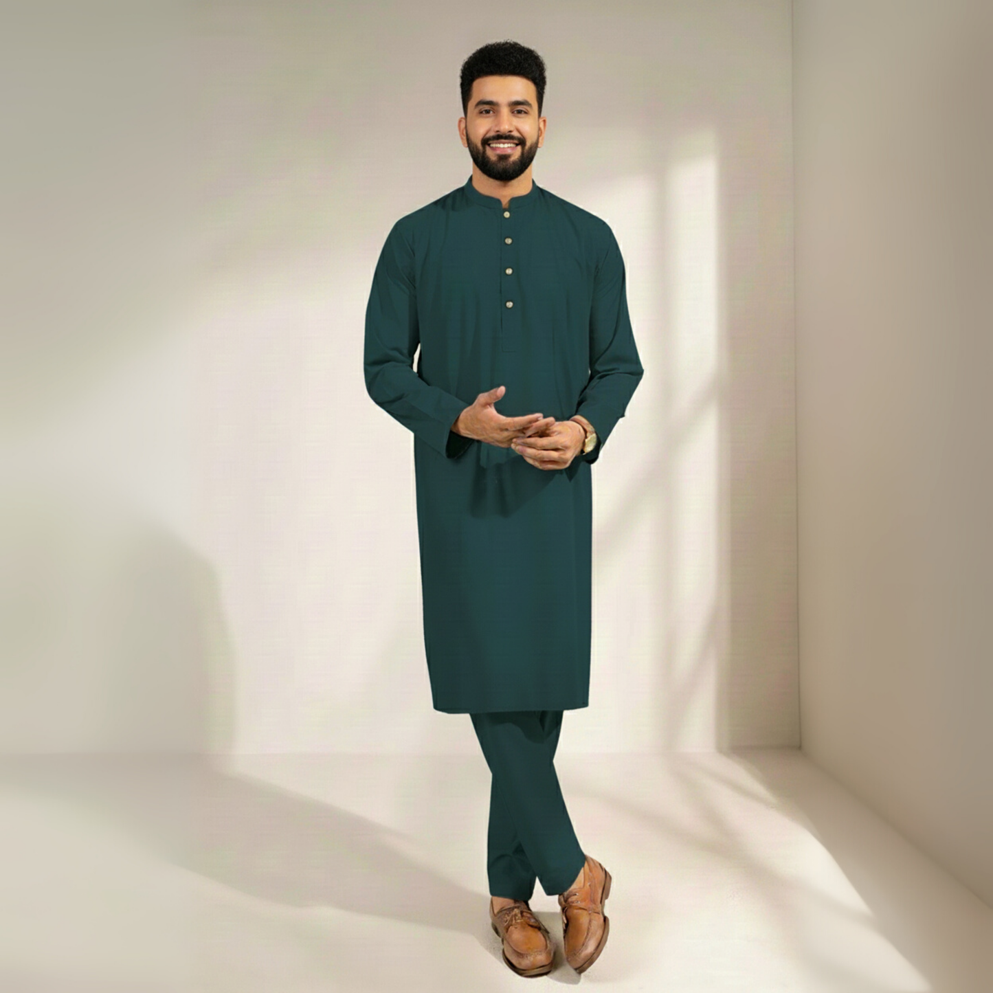 D.ZINC TARGET SUITING - (WASH AND WEAR)