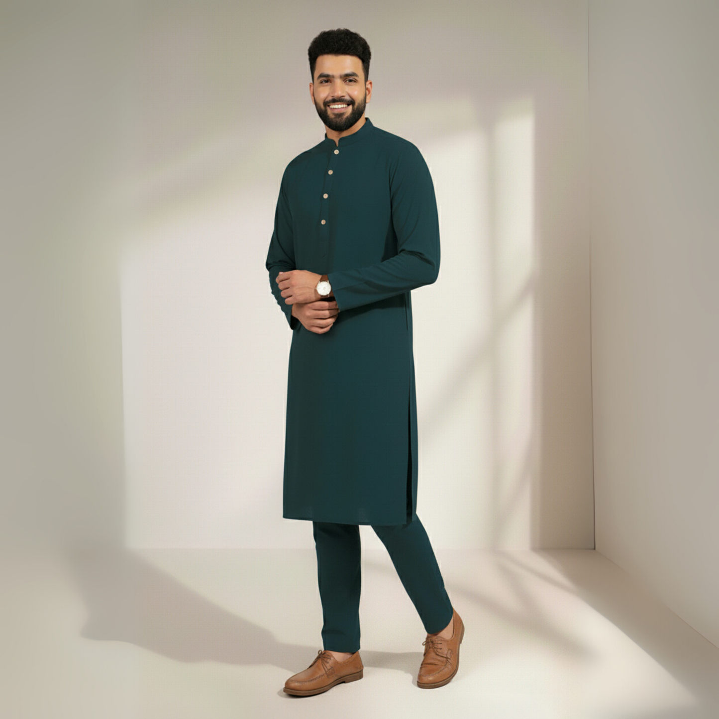 D.ZINC TARGET SUITING - (WASH AND WEAR)