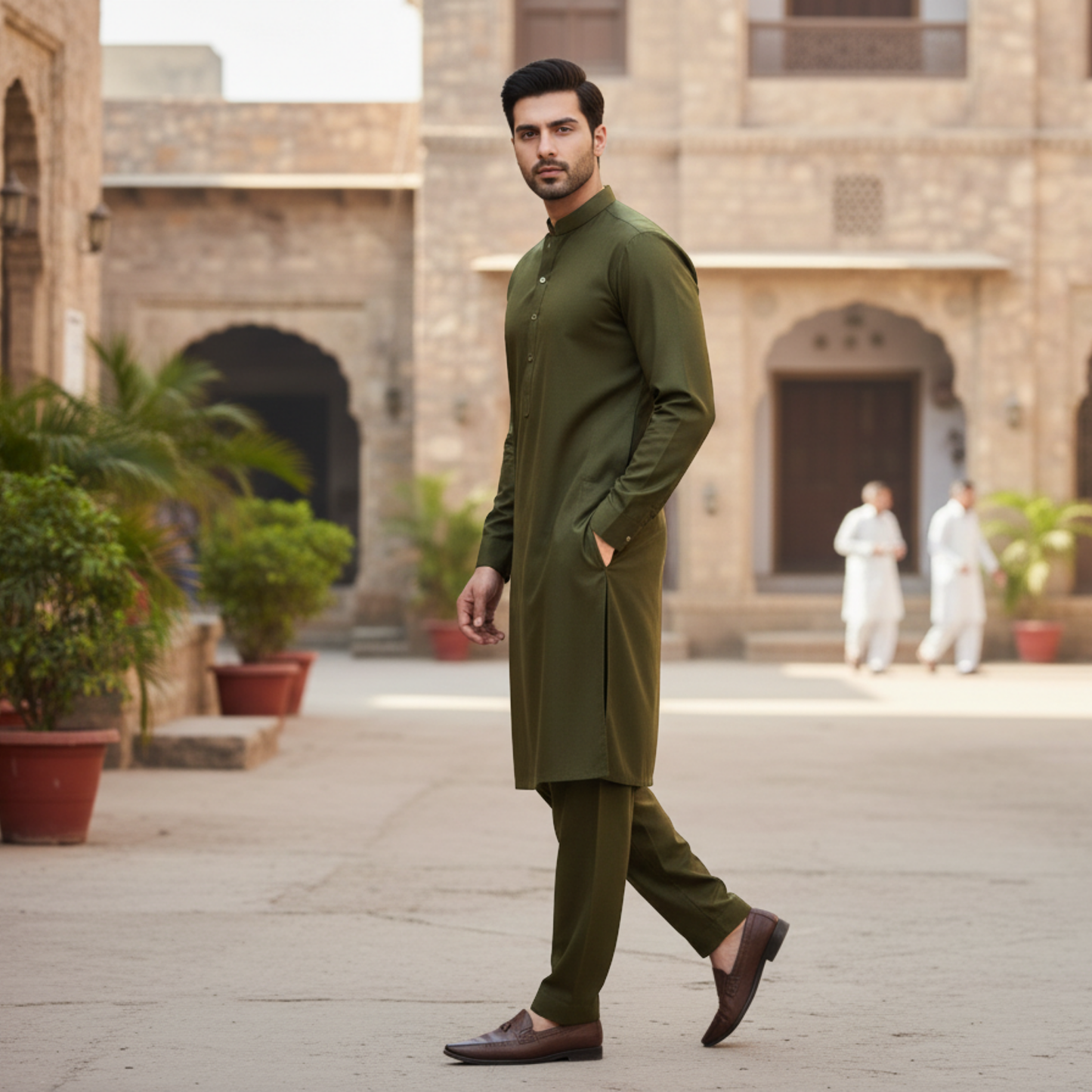 GRENISH BROWN BULBUL - (WASH AND WEAR)