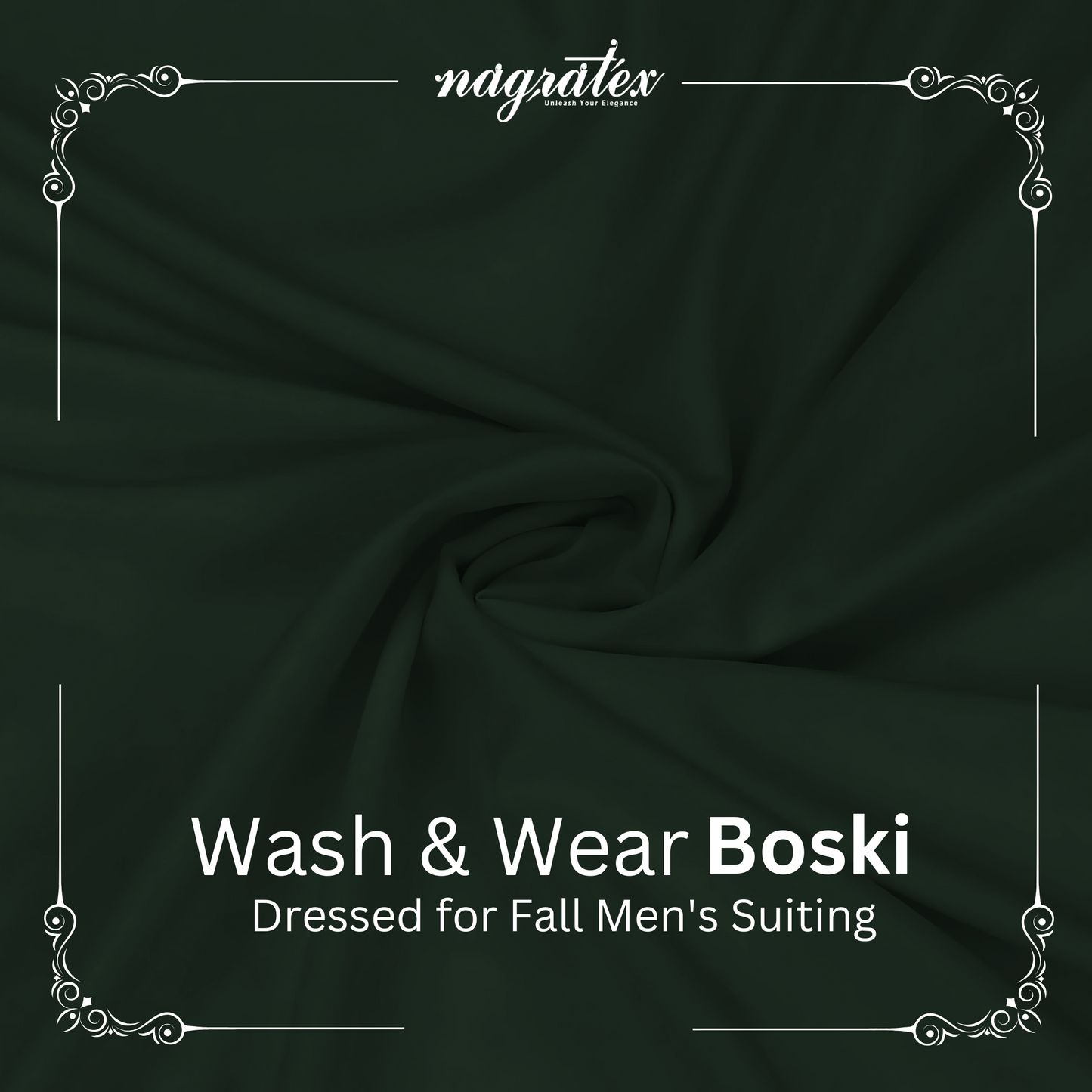 GREEN - WASH & WEAR BOSKI