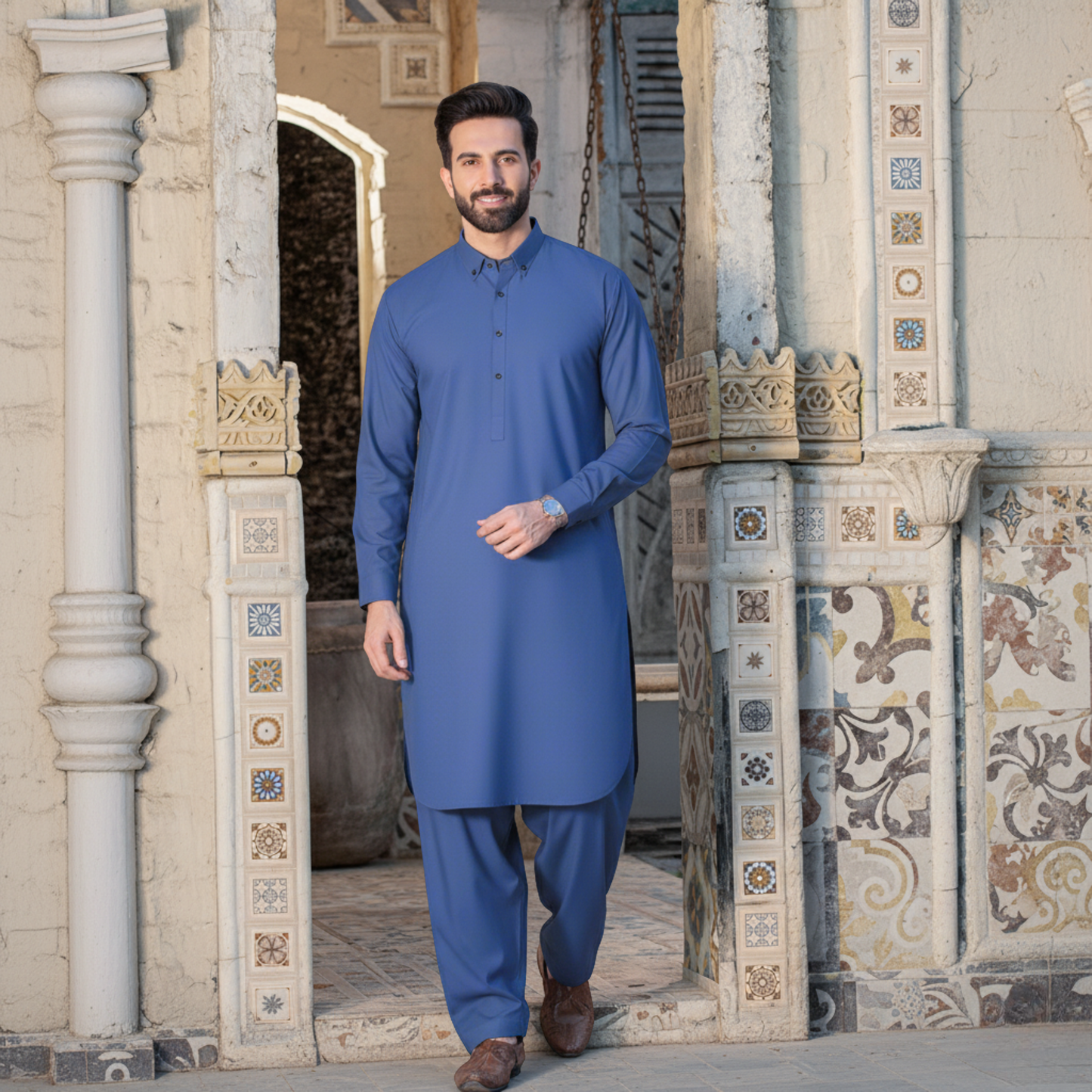 BLUE SHAHSAWAR - LUXURY COLLECTION