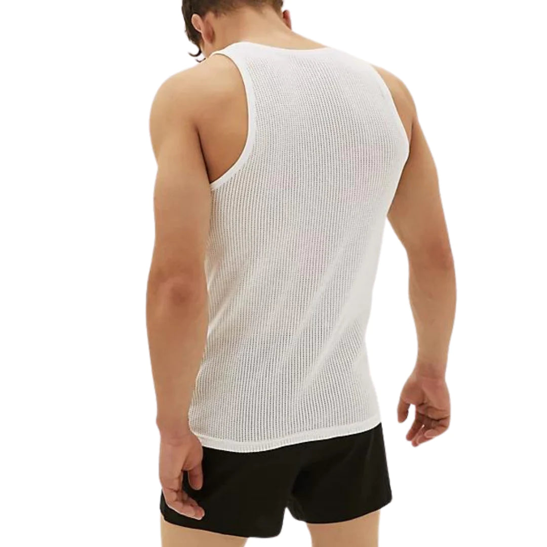MEN'S PREMIUM SLEEVELESS NET VEST