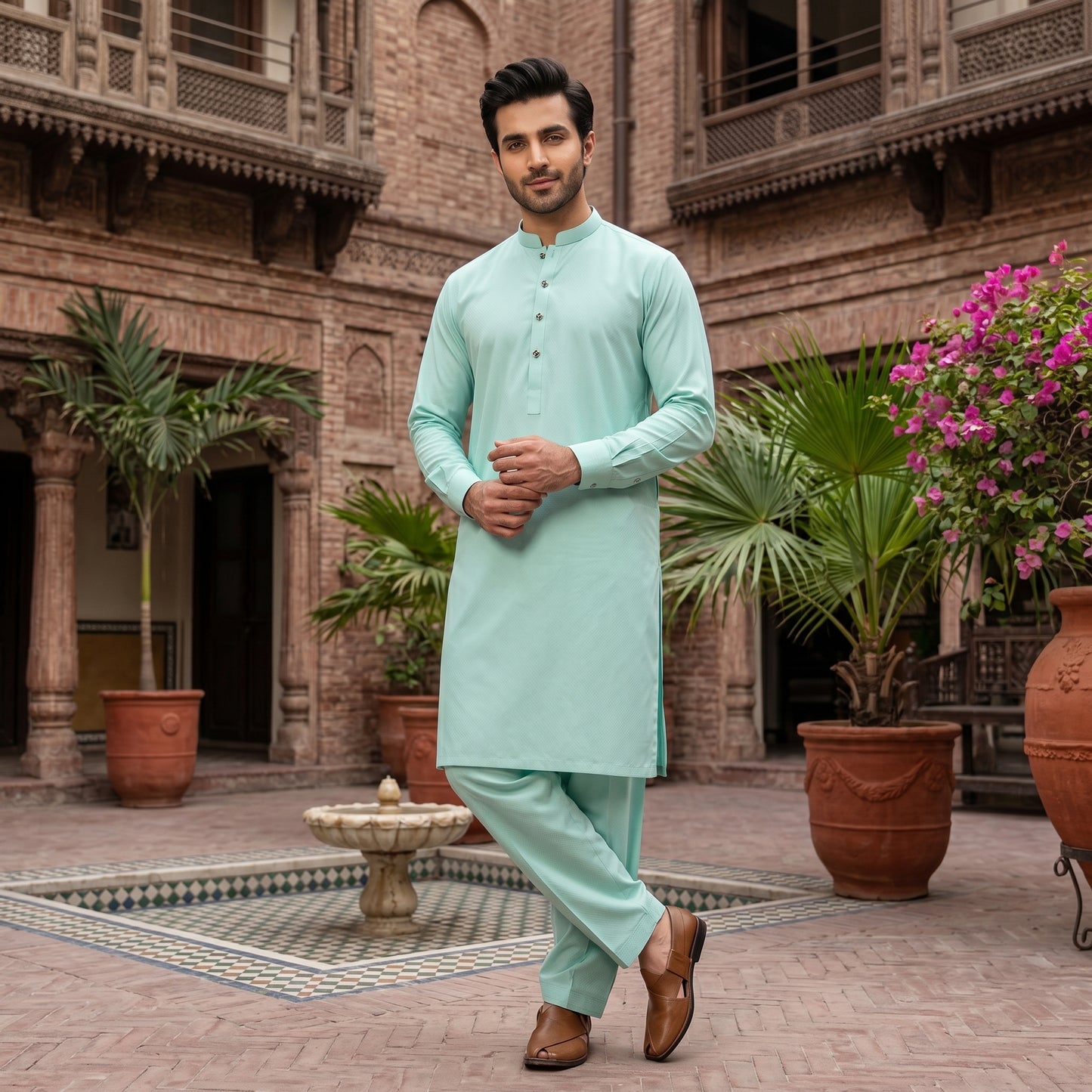ICE BLUE GUL- (COTTON)