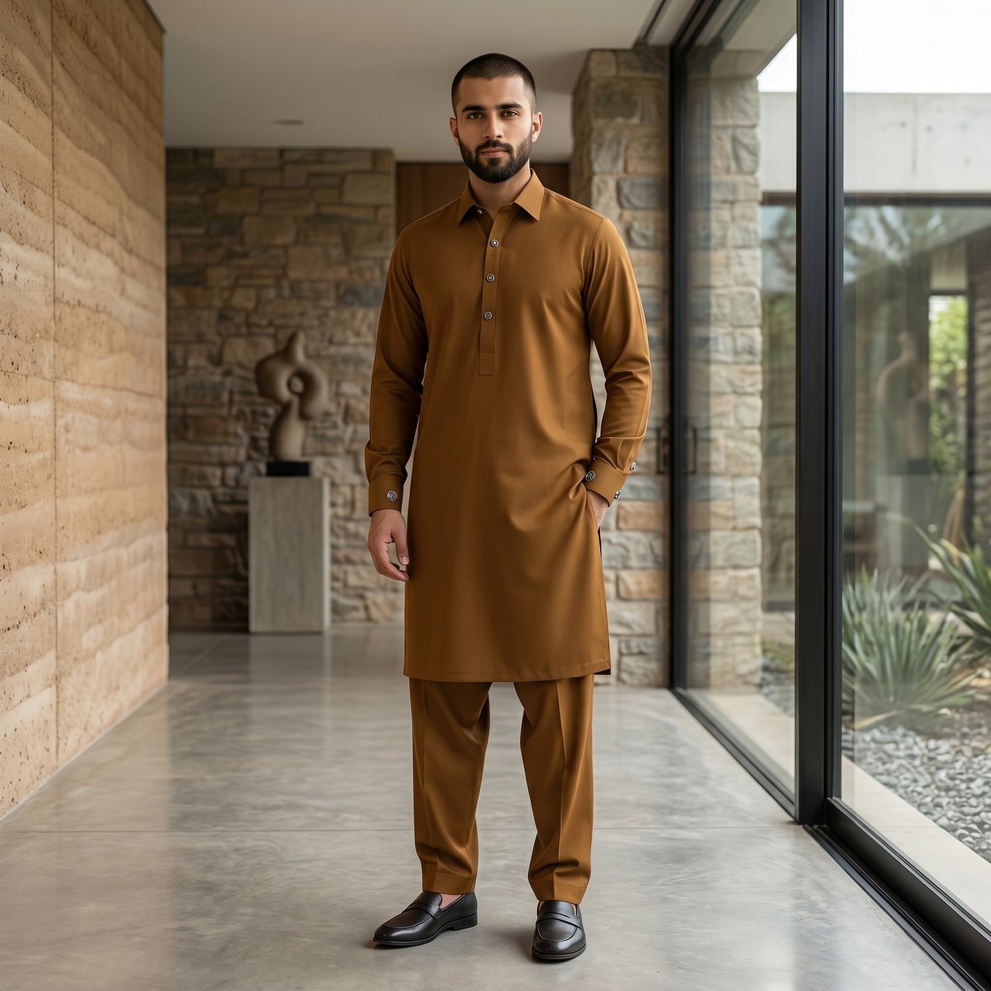 ORNAGE BROWN BROWN BULBUL - (WASH AND WEAR)
