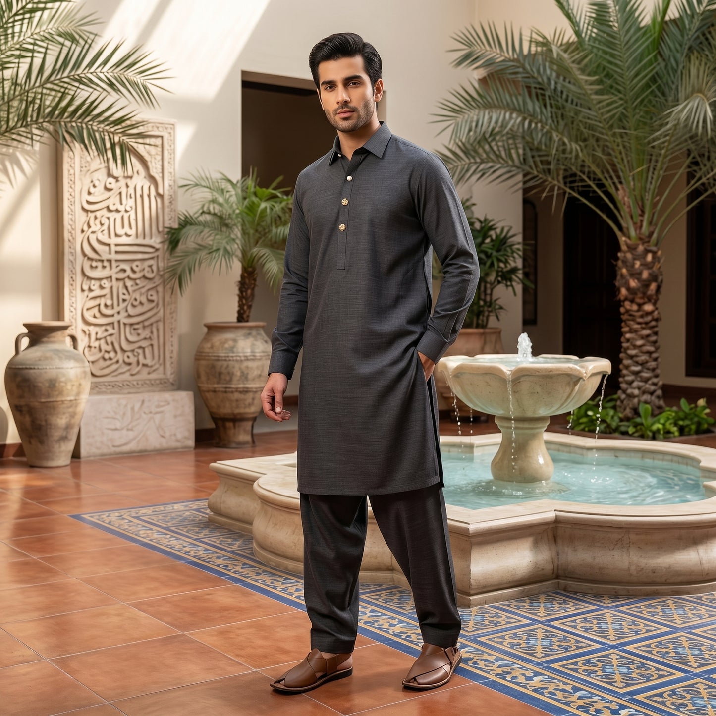 BLACKISH SUPER DINAR - (WASH AND WEAR)