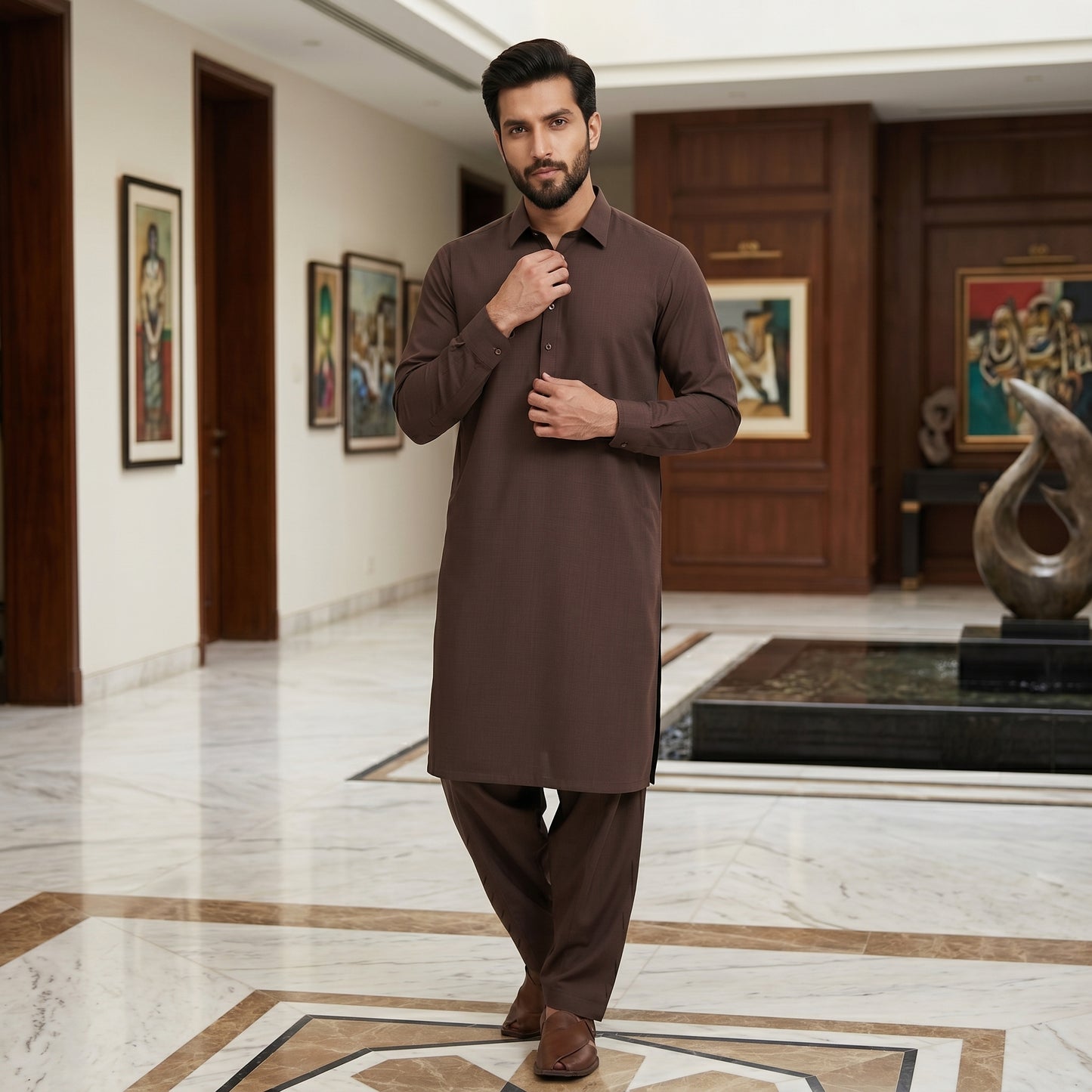 DARK choco POWER PLUS - (WASH AND WEAR)