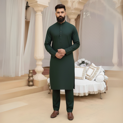 PEARL GREEN SHAH JAHAN - (WASH AND WEAR)