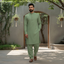GREEN ALAMGHIR - (WASH AND WEAR)