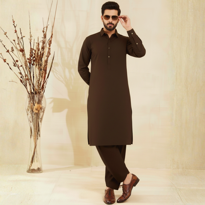 CHOCO BROWN SHAH JAHAN - (WASH AND WEAR)