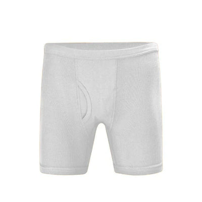 MEN'S PREMIUM BOXER SHORTS- WHITE