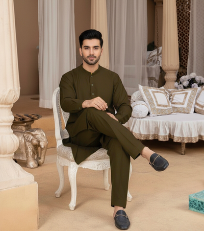 D.GREEN SHAH JAHAN - (WASH AND WEAR)