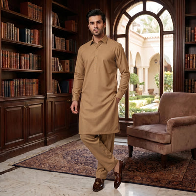 WHEAT BROWN GUL SHINE - (COTTON)