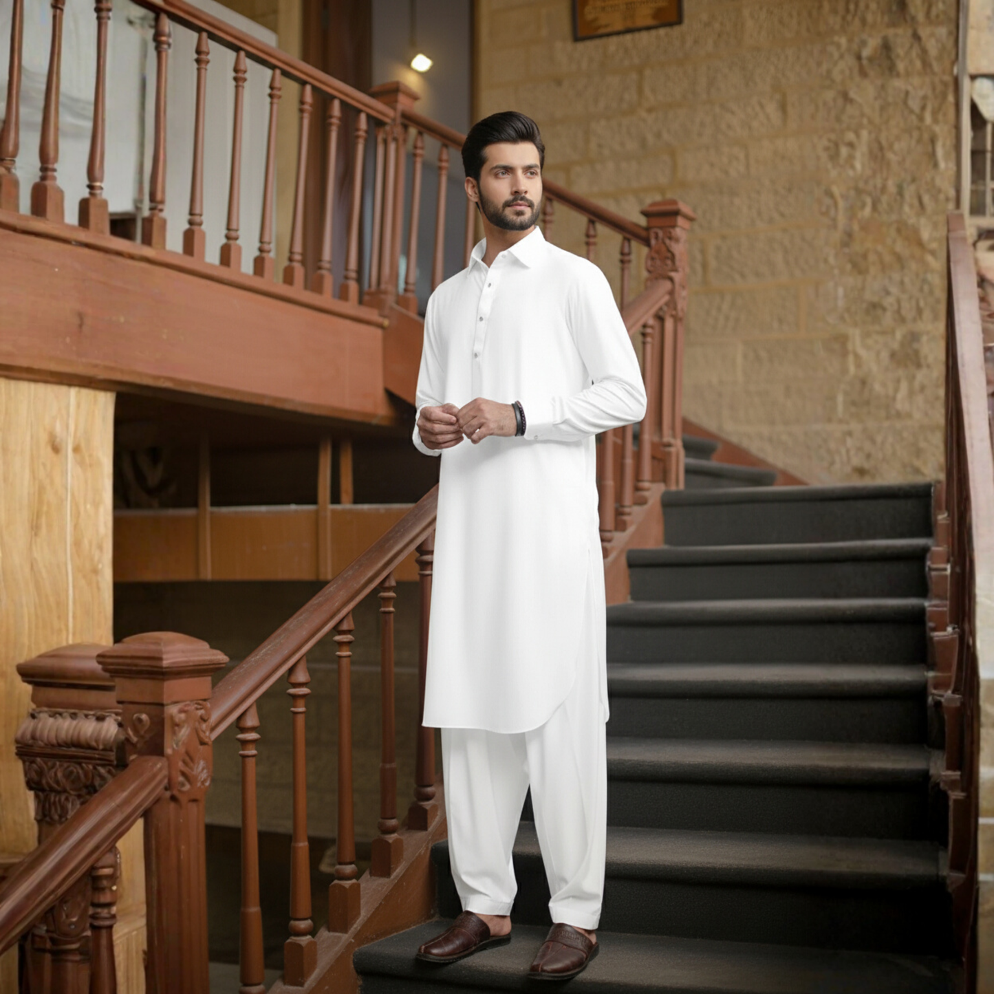 GRACE - WHITE  (WASH AND WEAR)