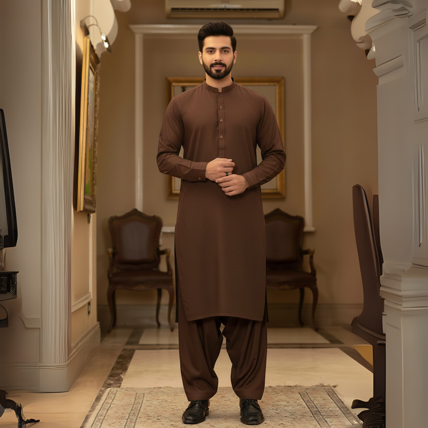 MARKHOR  - REDWOOD (WASH AND WEAR)