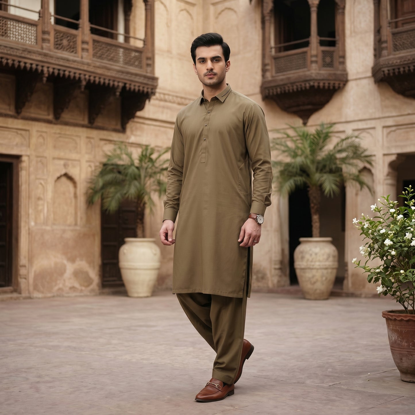 PEANUT SHAHSAWAR STITCHED - LUXURY COLLECTION