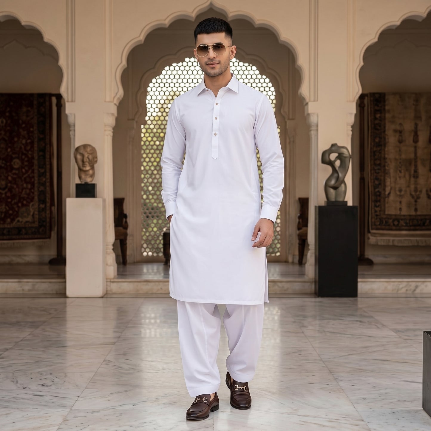 WHITE SWISS - (COTTON)