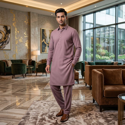 SALMON PINK INDIGO - (COTTON)