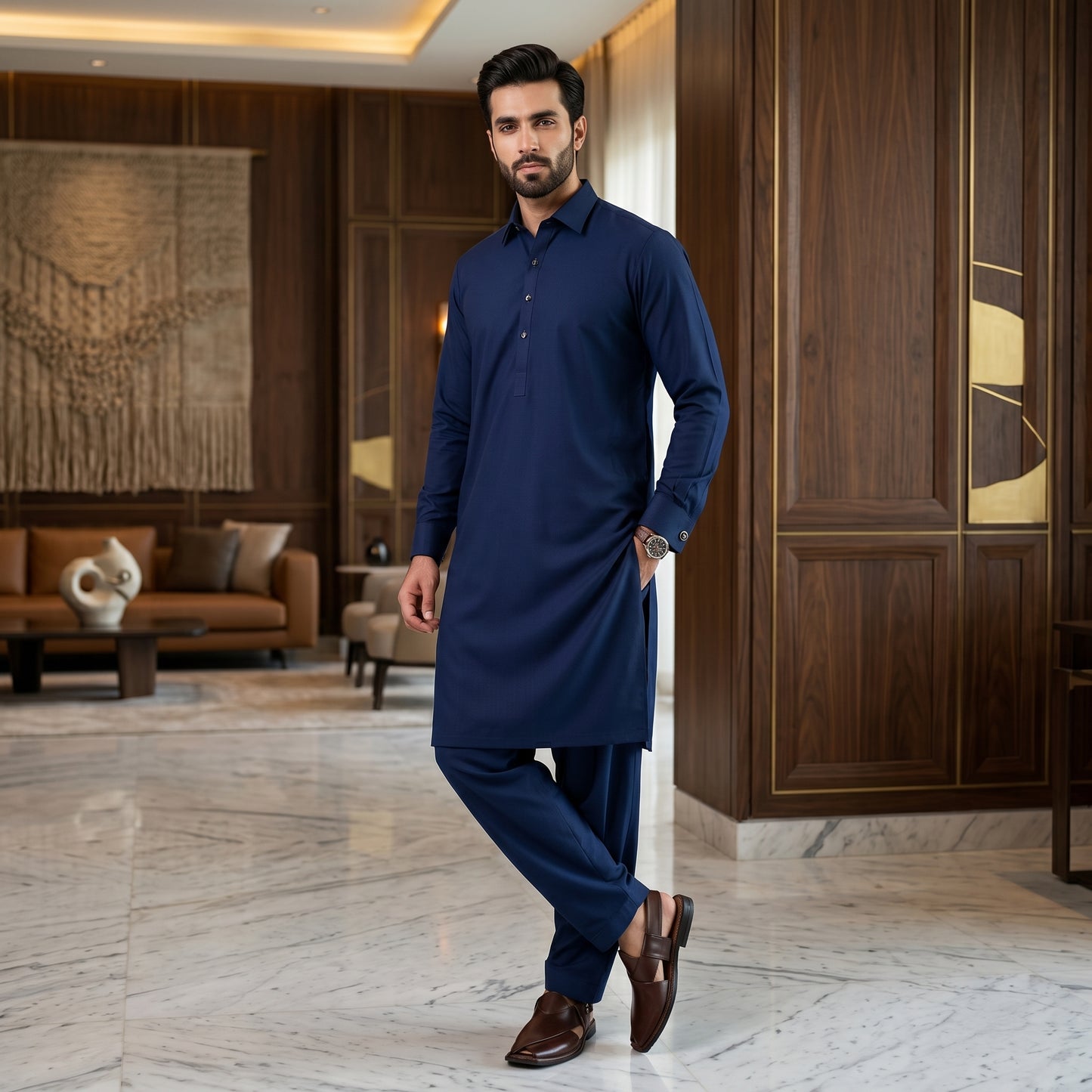 ROYAL BLUE BULBUL - (WASH AND WEAR)