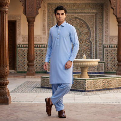 SKY BLUE SURPRIZE - (WASH AND WEAR)