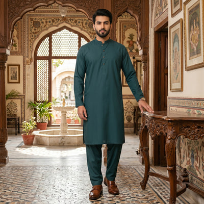 D.ZINC TARGET SUITING - (WASH AND WEAR)