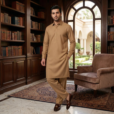 WHEAT BROWN GUL SHINE - (COTTON)