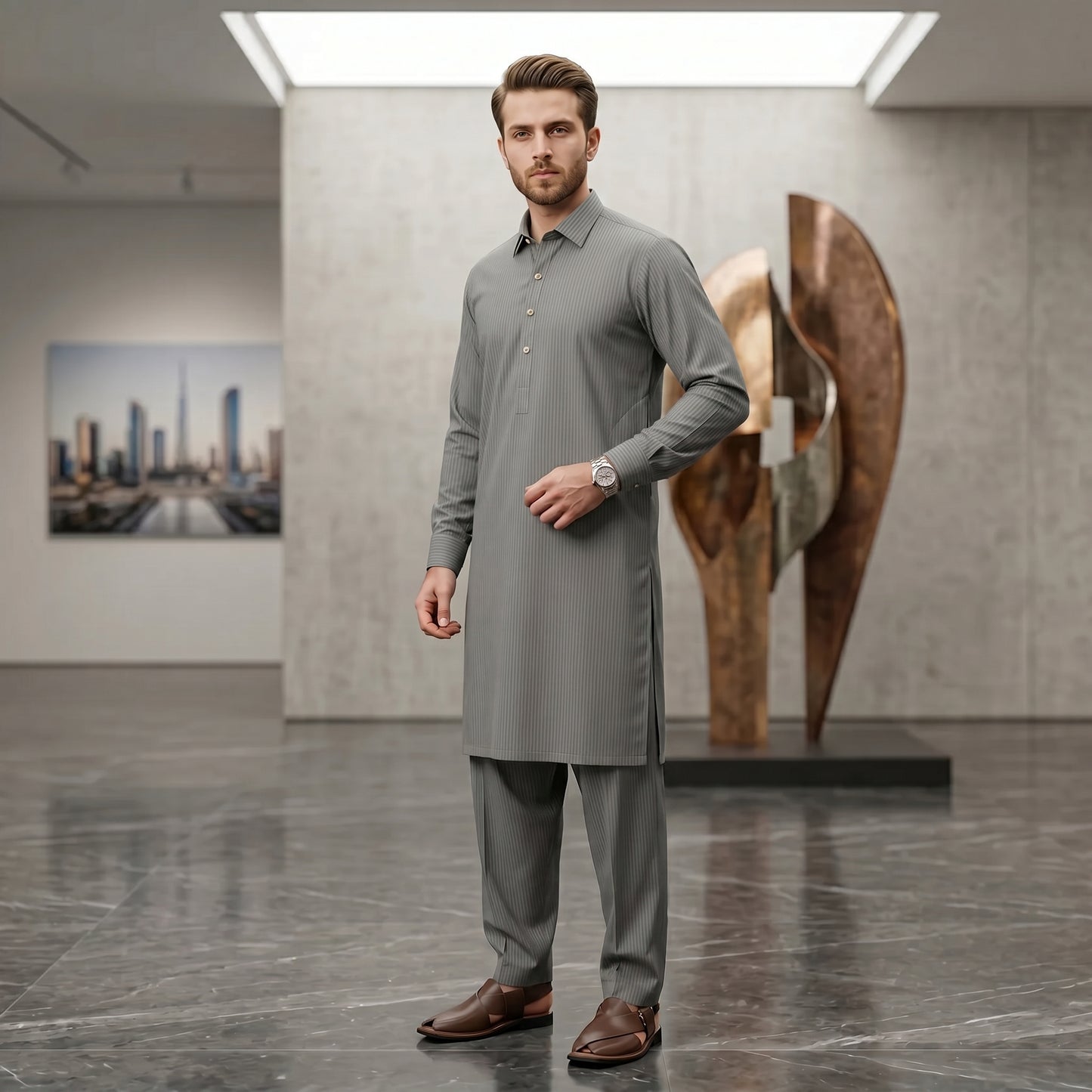 ASH GREY INDIGO - (COTTON)